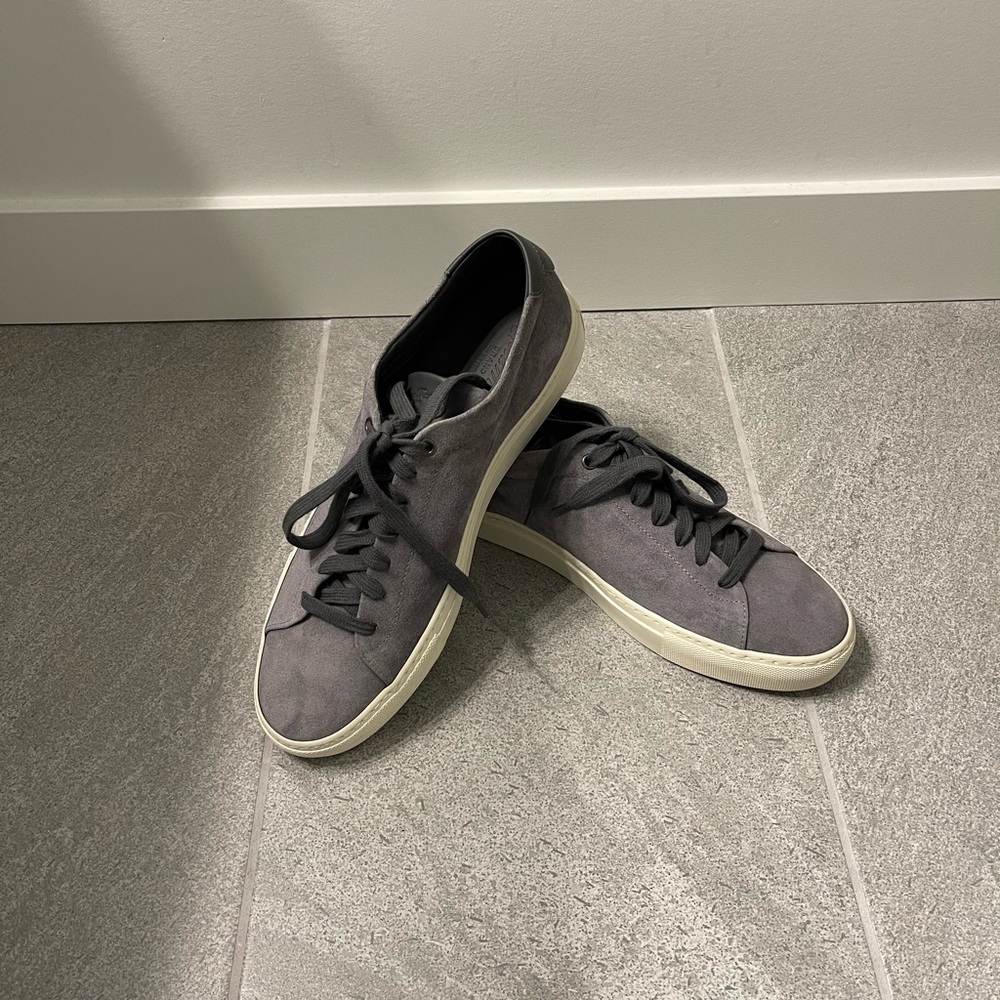 Good Man Brand - Size 11 “Edge Low” Grey Suede Sneakers